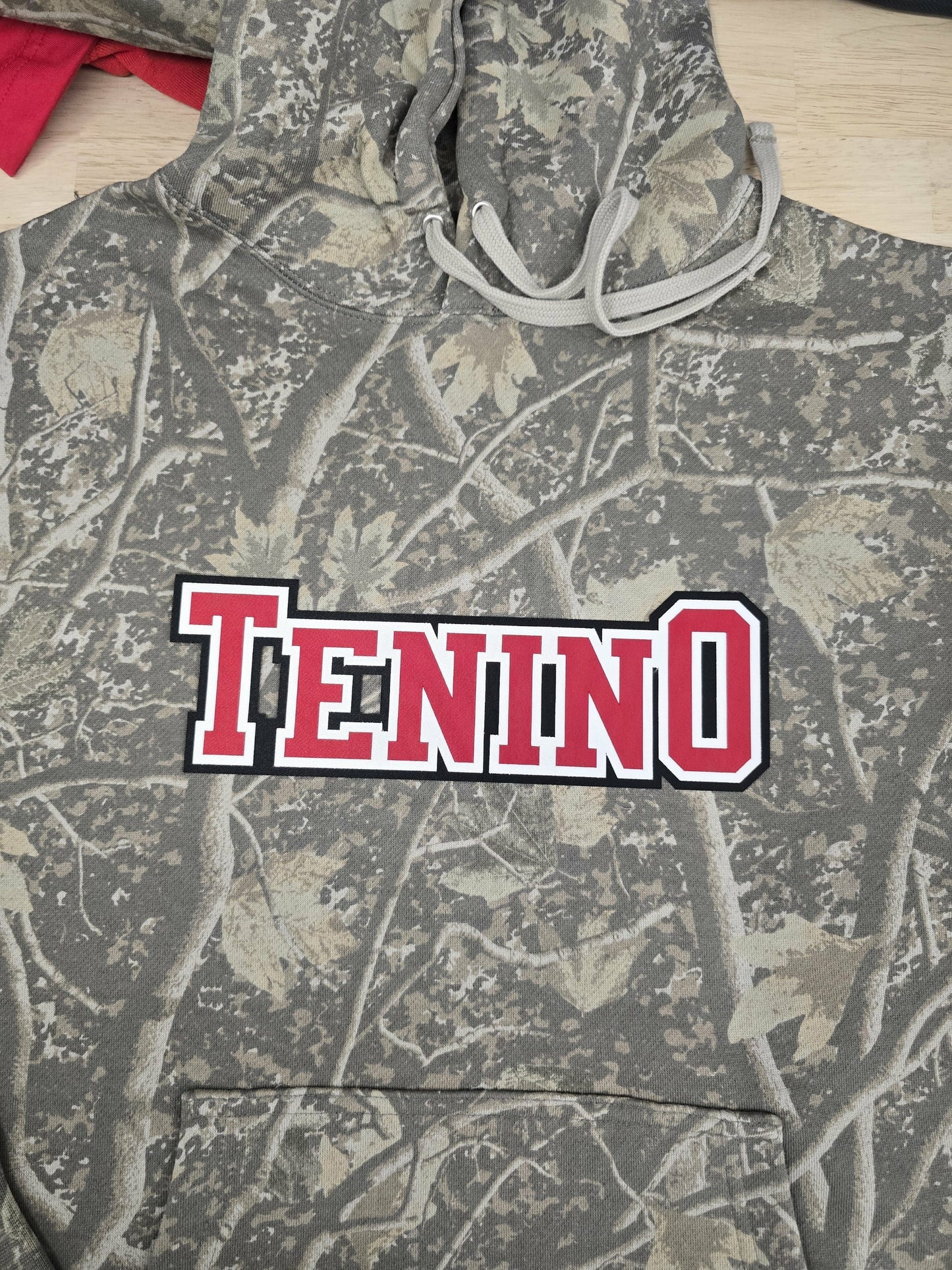 Deadwood Camo Hoodie with your favorite Team