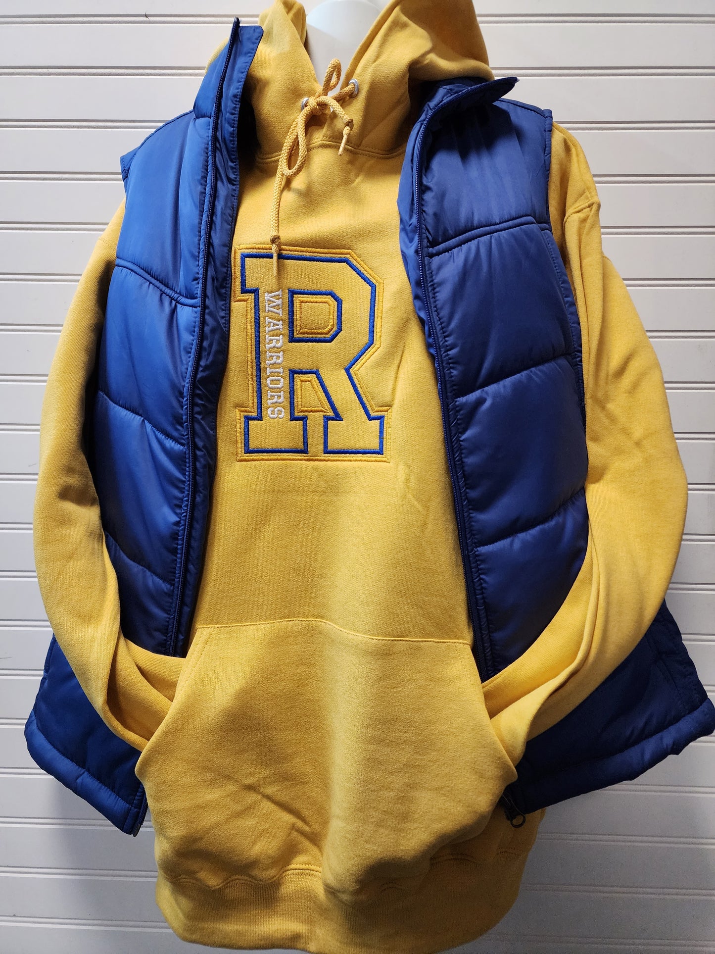 Warrior embroidered hoodie