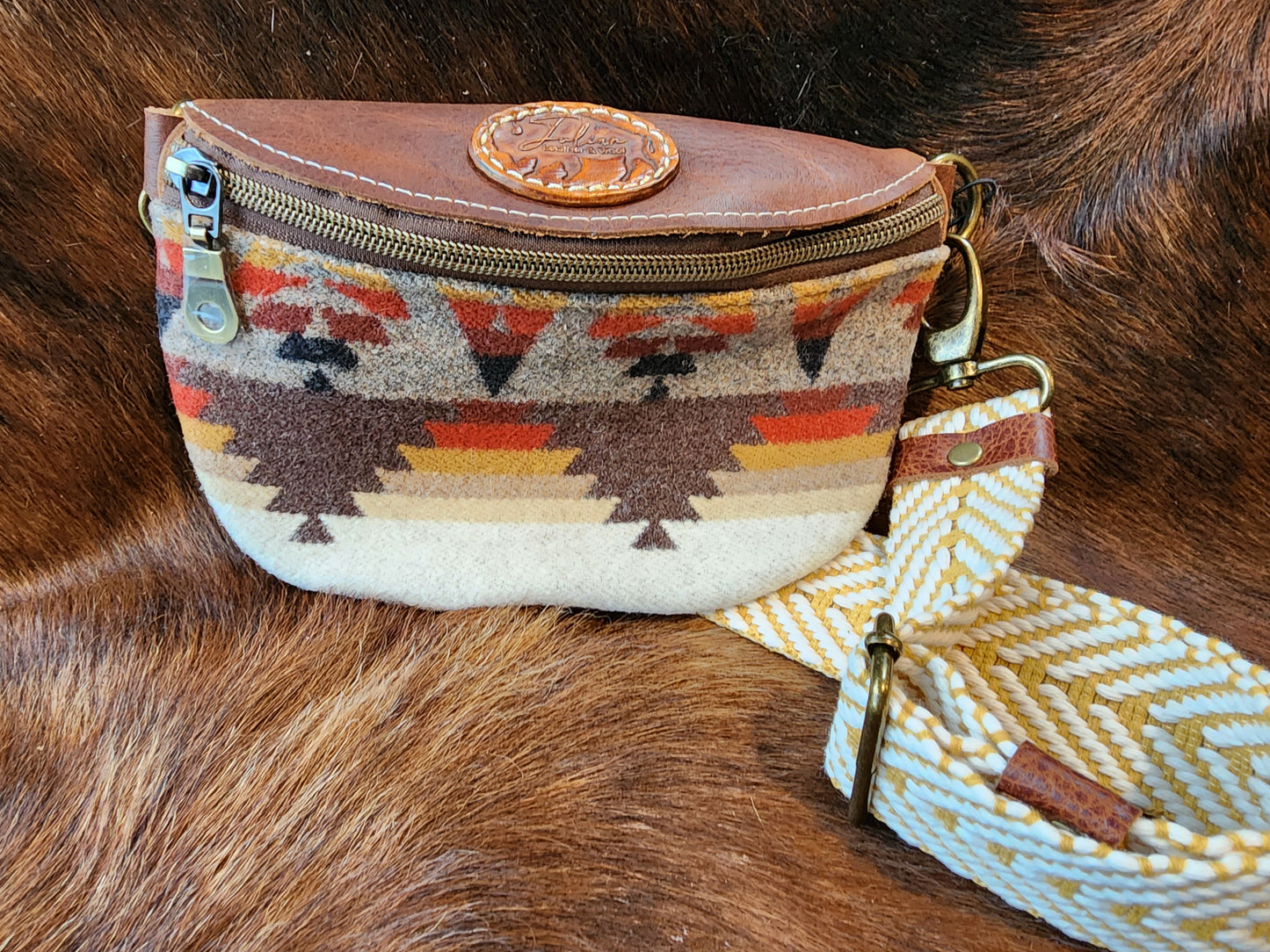 Brown Pacific Crest with Mustard strap