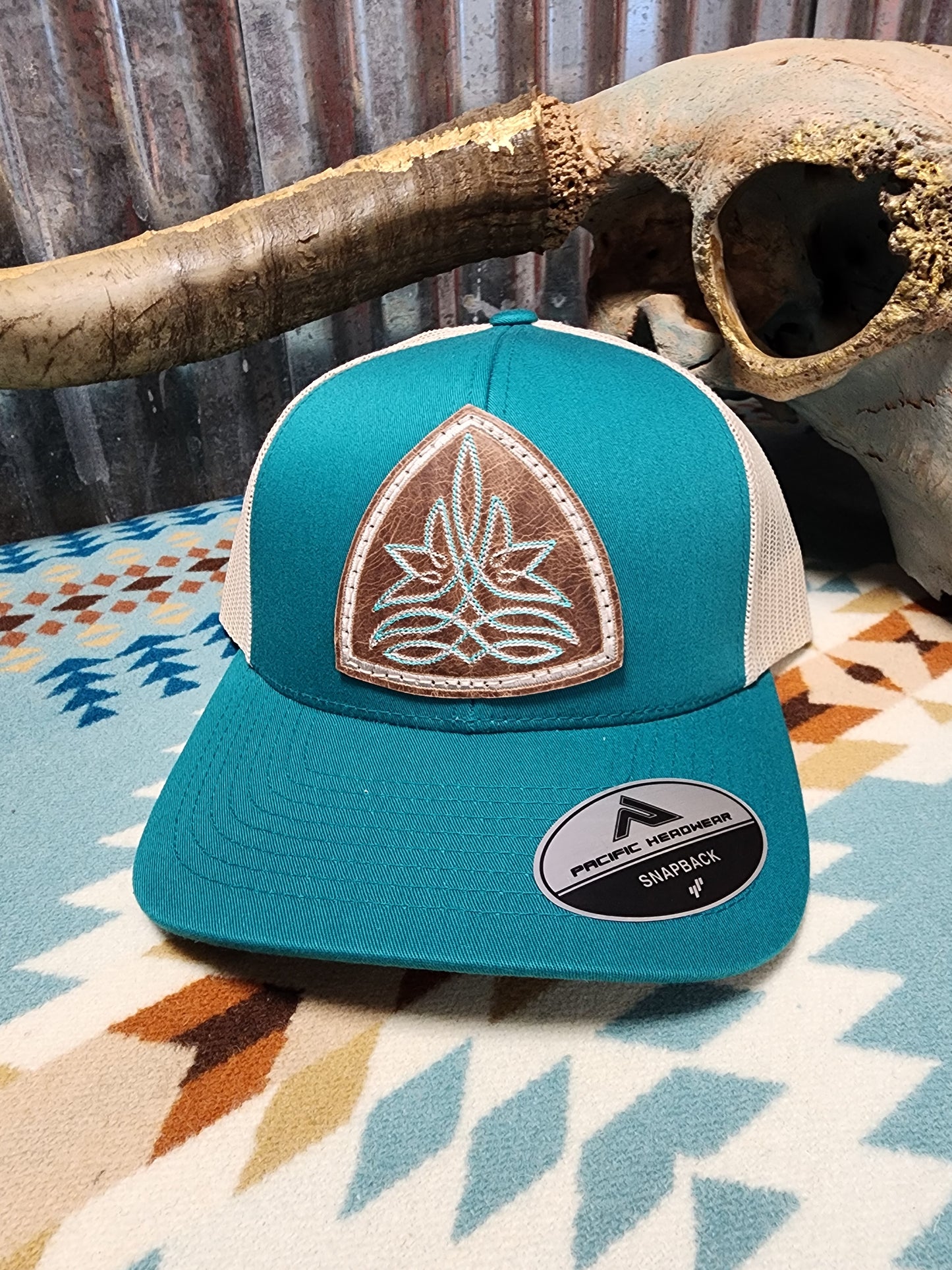 Teal Pacific Headwear