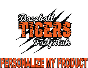 Tigers Personalize My Product Add-On