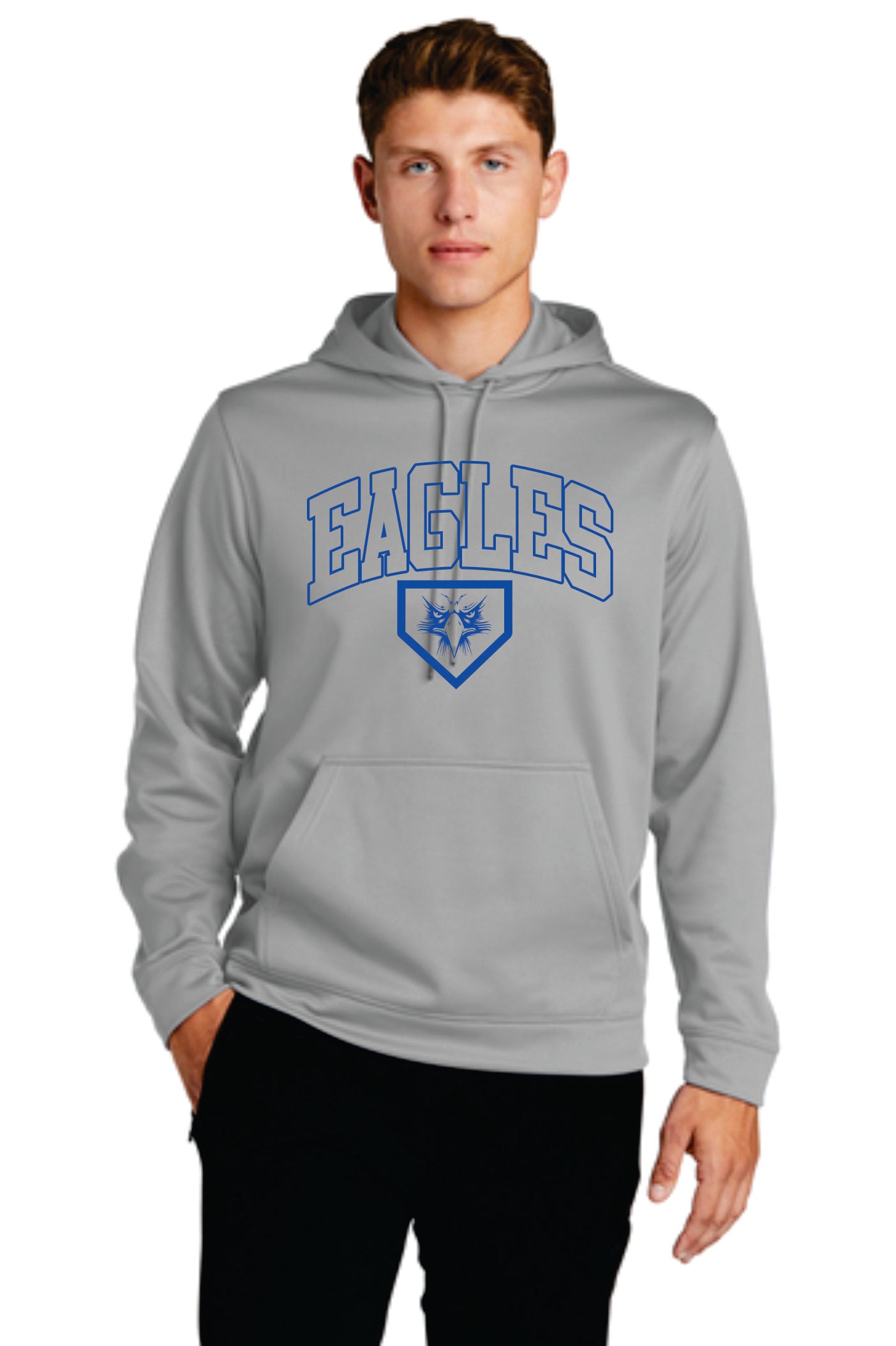 Elma Eagles Baseball Arched Drifit Hoodie