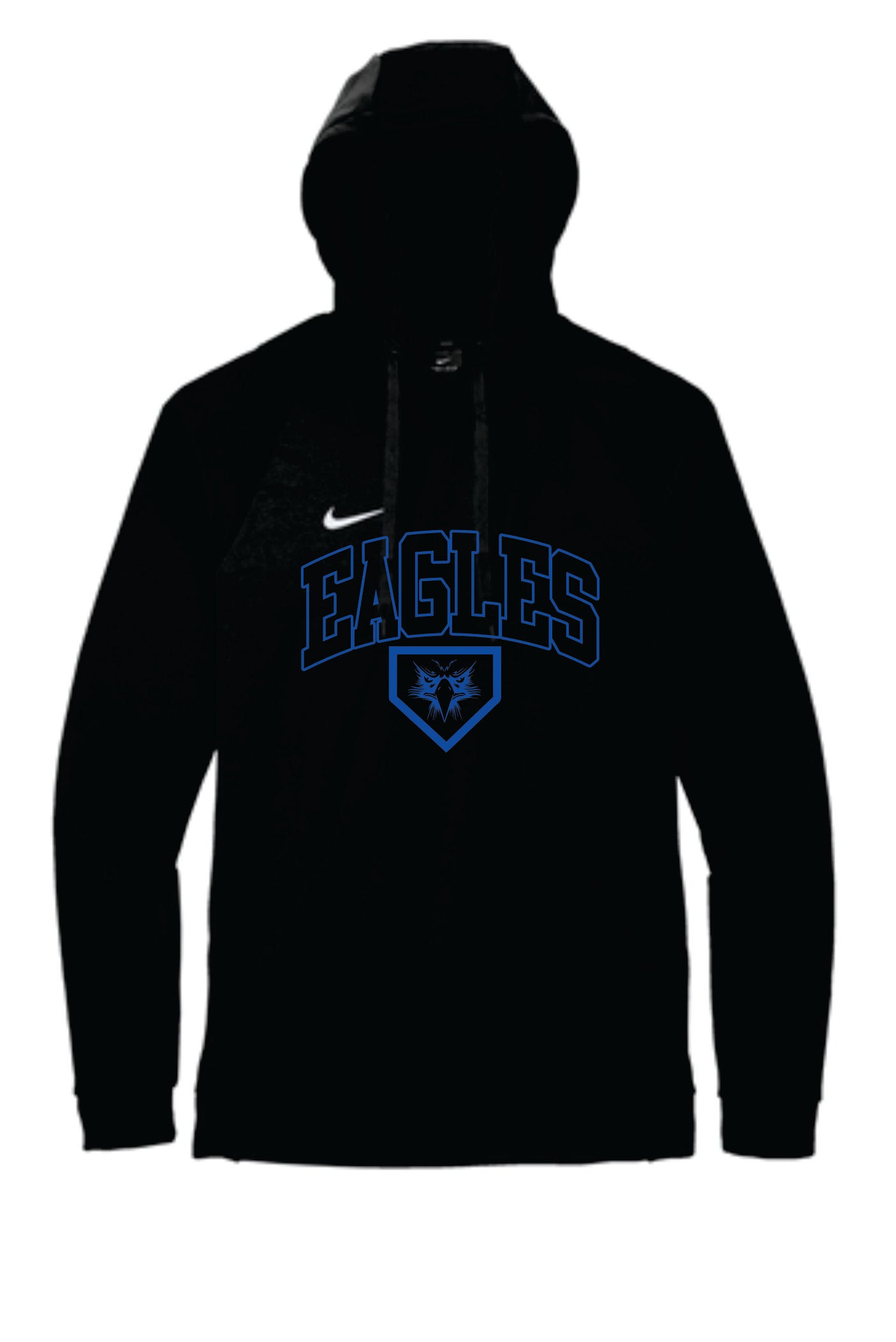 Elma Eagles Baseball Nike Arched Hoodie