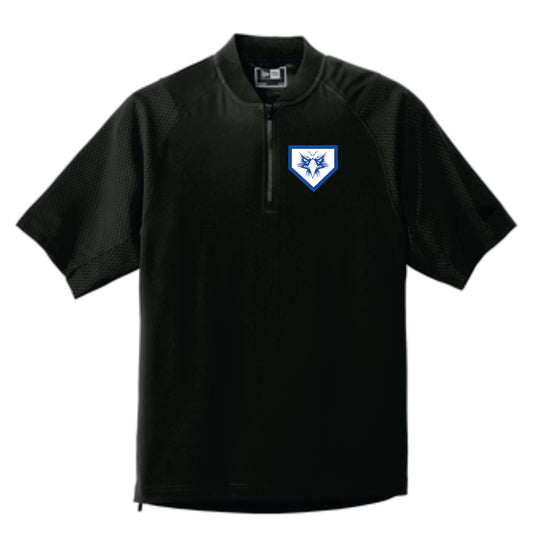 Elma Eagles Baseball Embroidered New Era Short Sleeve Cage Jacket