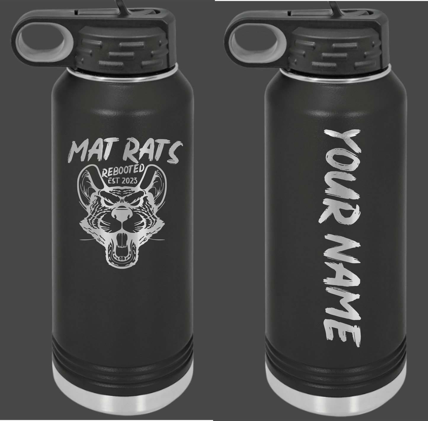 32 oz Stainless Steel Laser engraved water bottle
