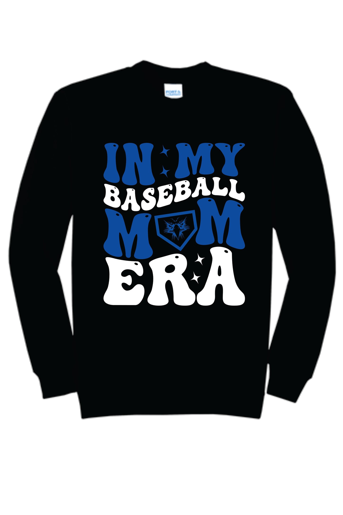 In My Baseball Mom Era Crewneck Sweatshirt | Elma Eagles Baseball