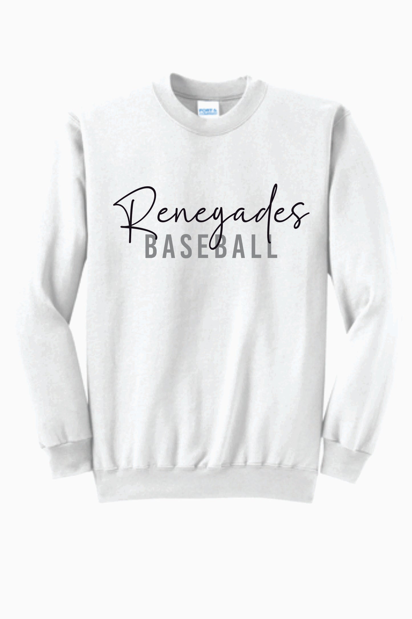 Renegades Baseball Puff Print Crewneck Sweatshirt (Copy)