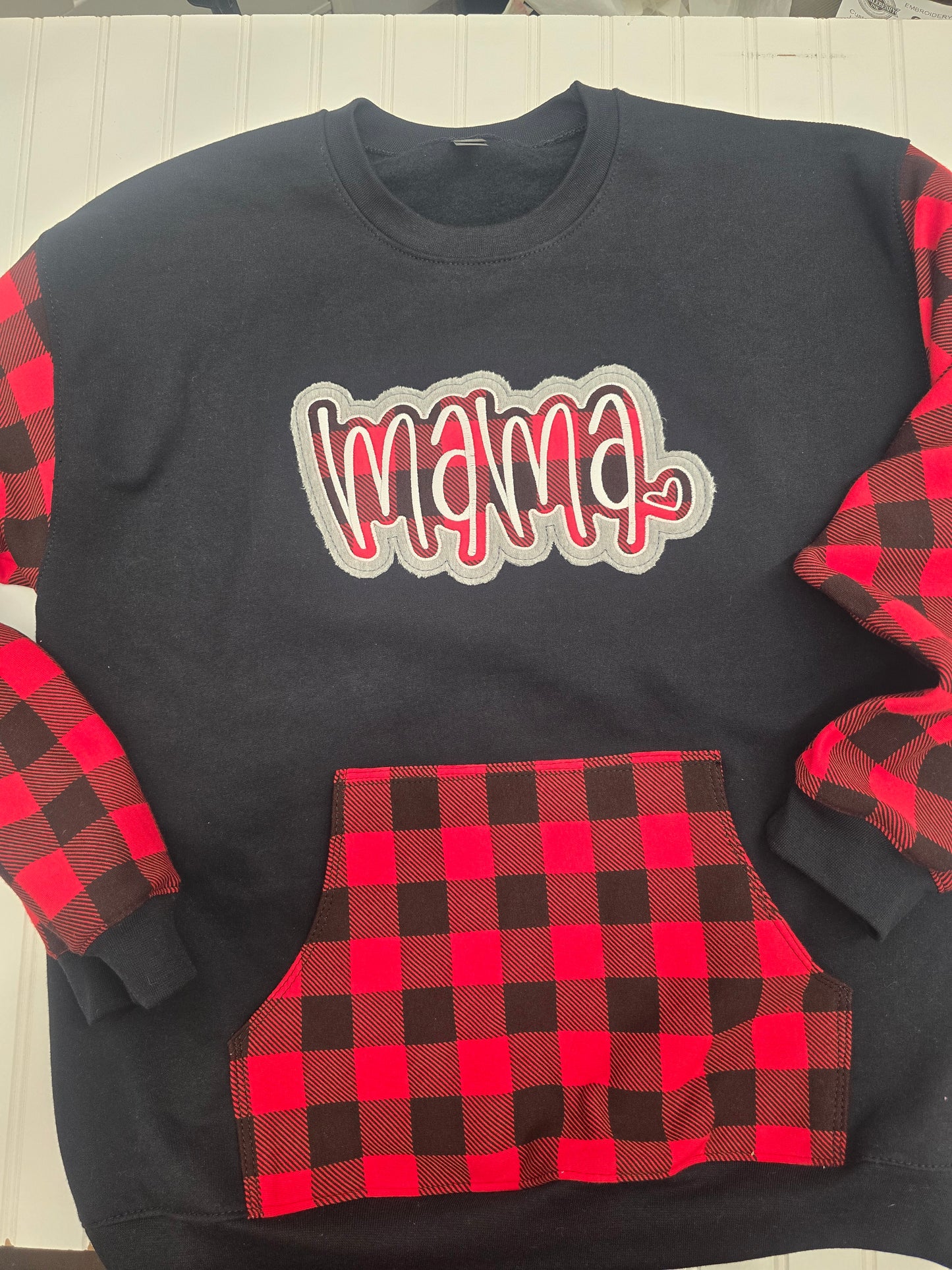 Plaid Mama Size large