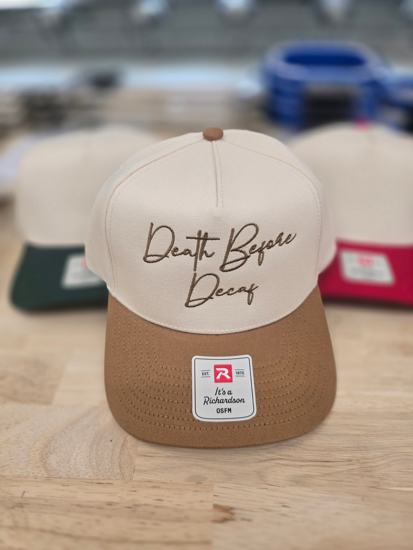 Death before Decaf hat