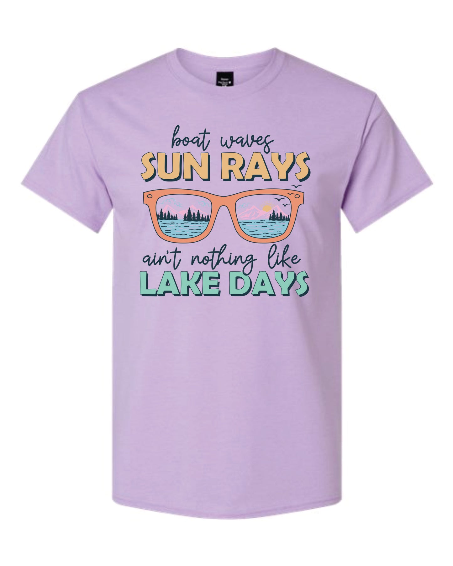 Sun Rays Lake Days Unisex Tees