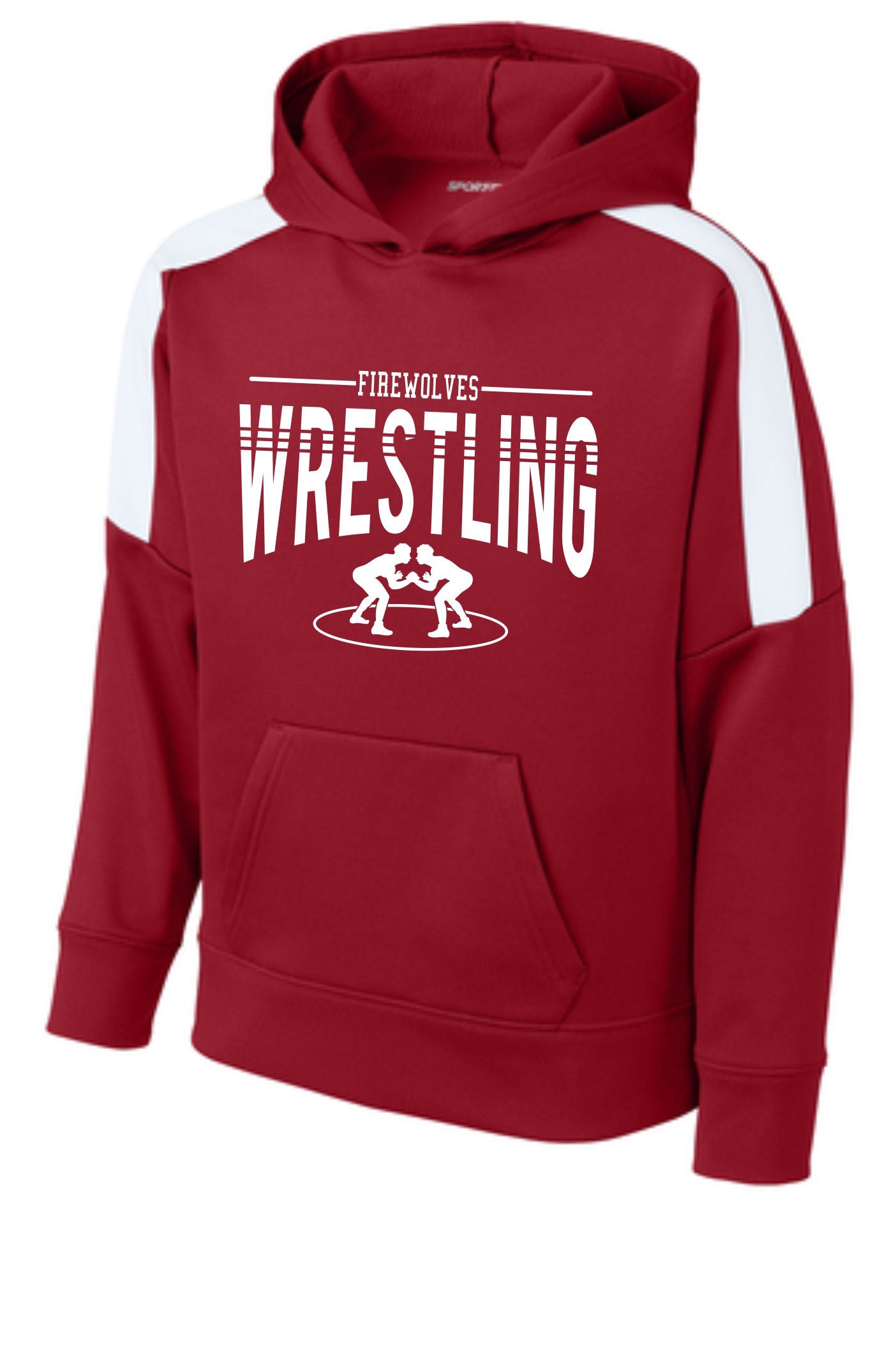 TMS Wrestling Two-Tone Performance Hoodie | Choose Your Design