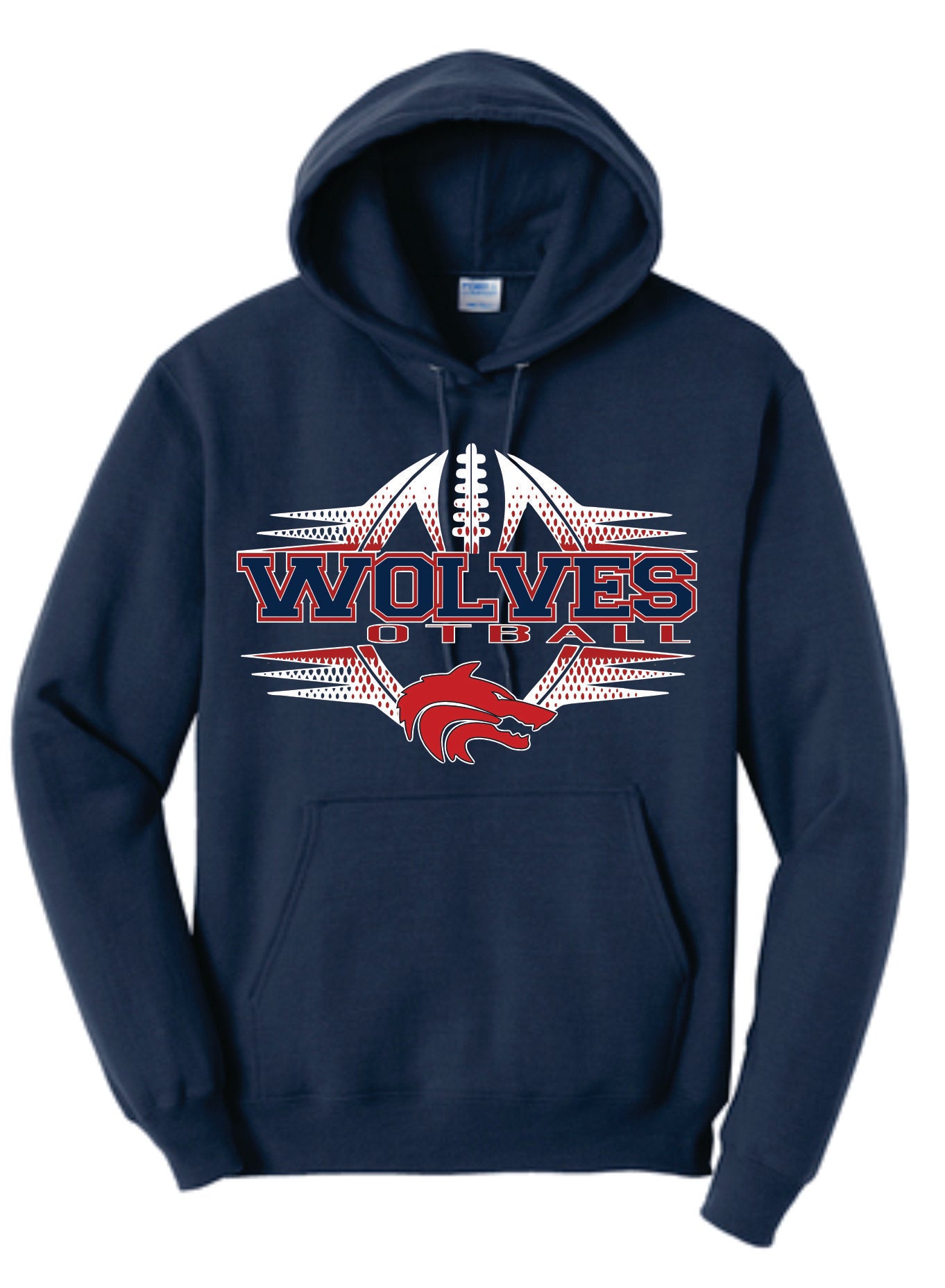Wolves Football Gradient Hoodie
