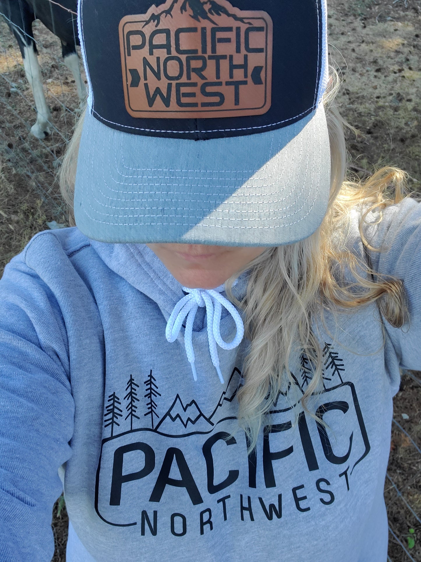 Pacific Northwest Mountains and Trees Hoodie