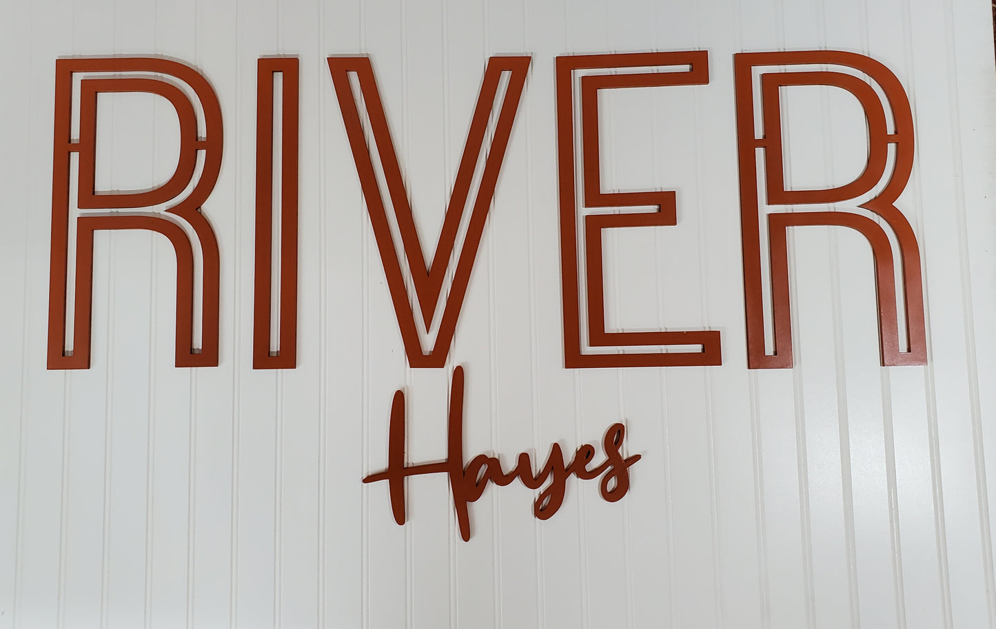 Custom Laser Name Signs