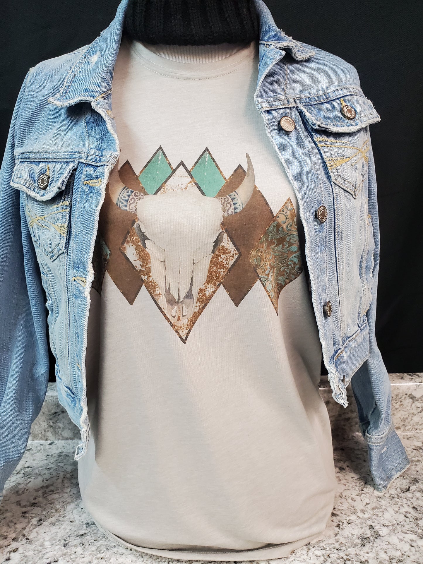 Wild Western Skull t shirt