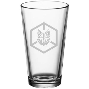 SPSR Wolves Badge Pint Glass | 16oz.