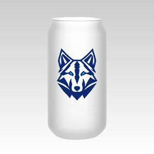 SPSR Wolves Frosted Beer Can Glass | 18oz.