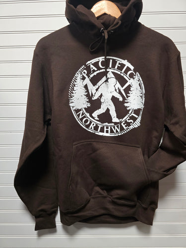 Bigfoot adventure brown hoodie