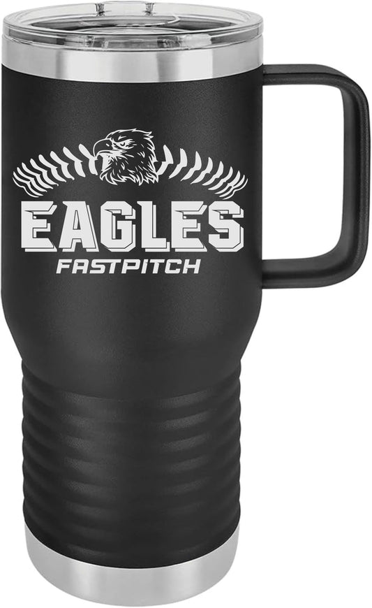 Eagles 20oz Travel Mug with Handle