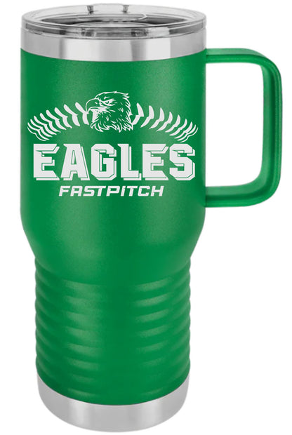 Eagles 20oz Travel Mug with Handle