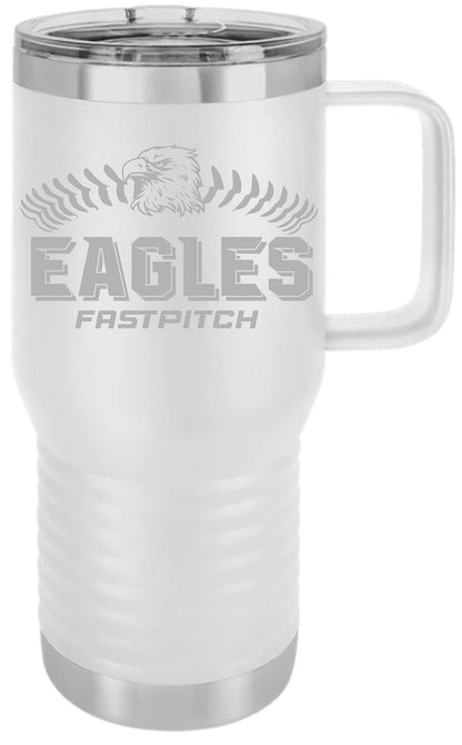 Eagles 20oz Travel Mug with Handle