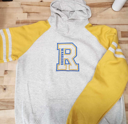 Rochester Warrior Embroidered Raglan Hoodie