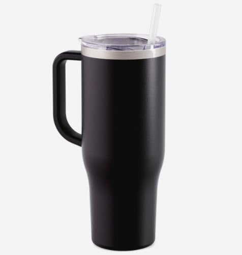 40 Ounce Charger Travel Mug With Handle