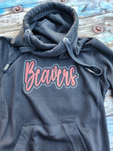 School Mascot Black Crossneck Hoodie