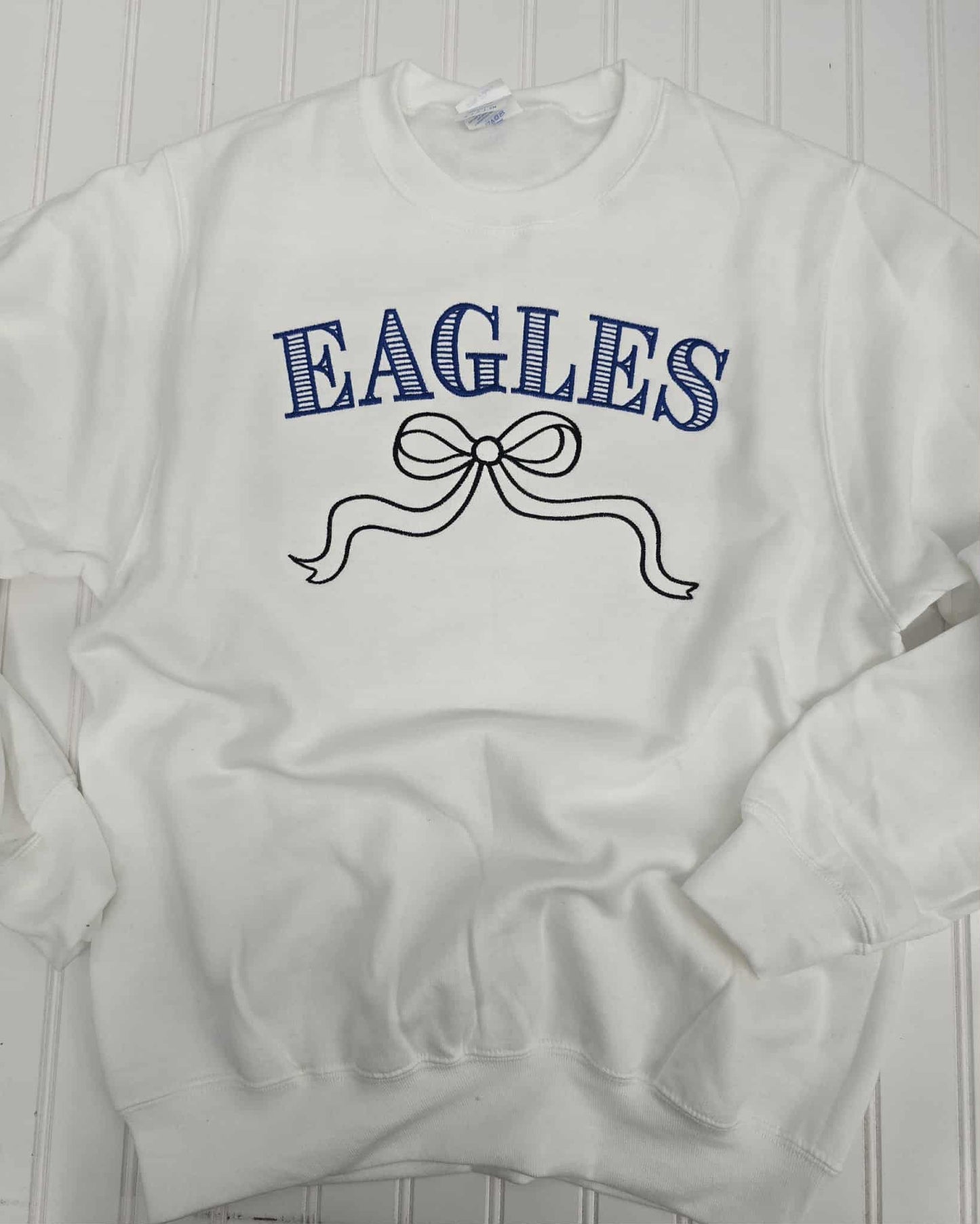 Eagles Bow Crewneck Embroidered