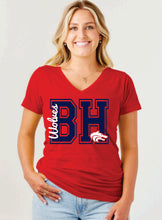BH Wolves V neck Ladies t shirt