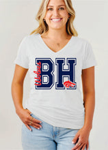 BH Wolves V neck Ladies t shirt