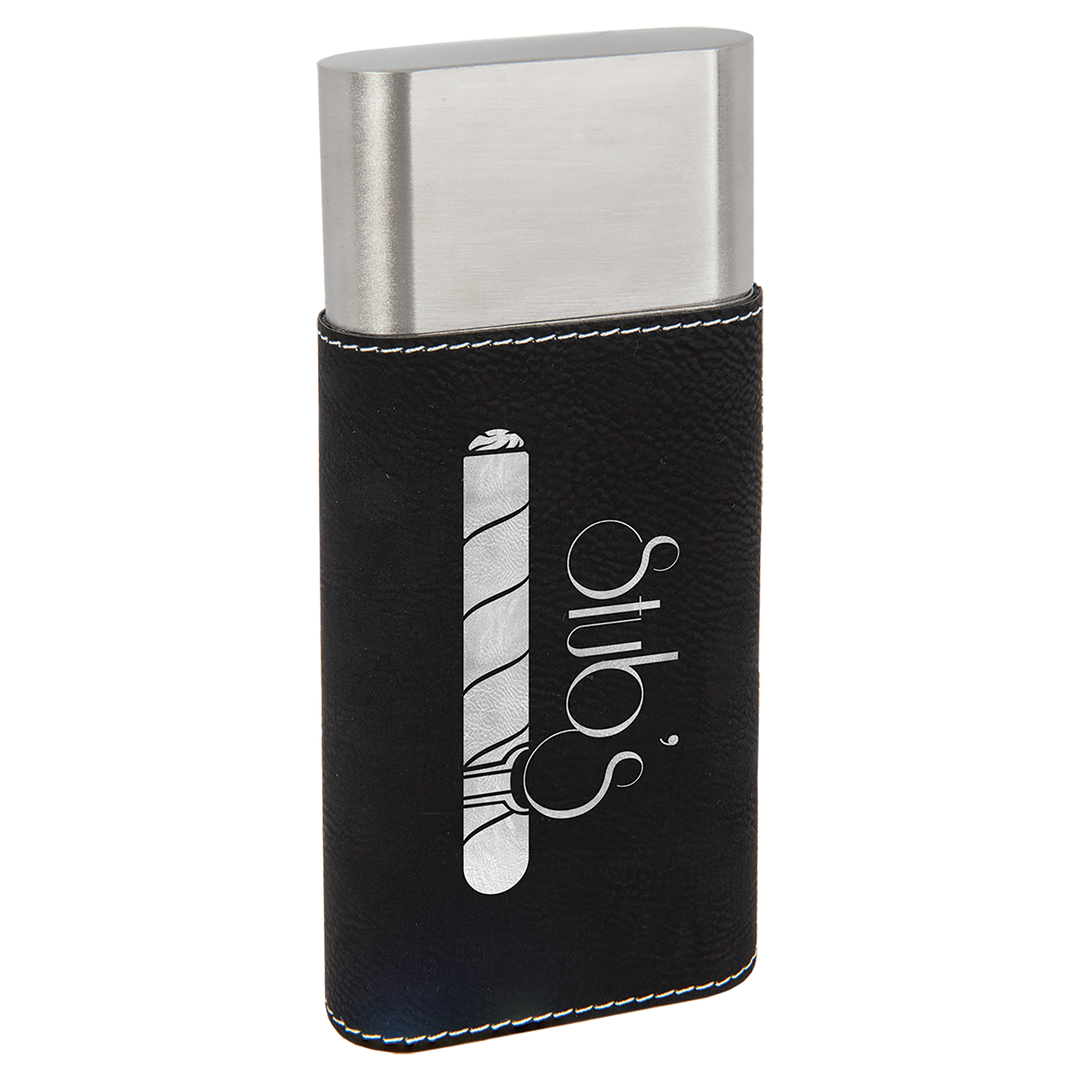 Leatherette Cigar Case with Cutter