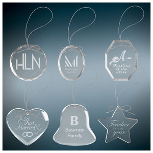Glass Holiday Ornaments