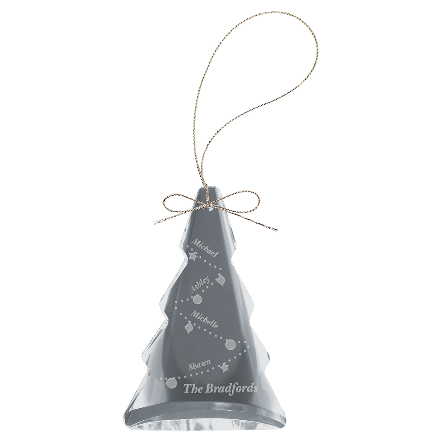 Crystal Holiday Ornaments