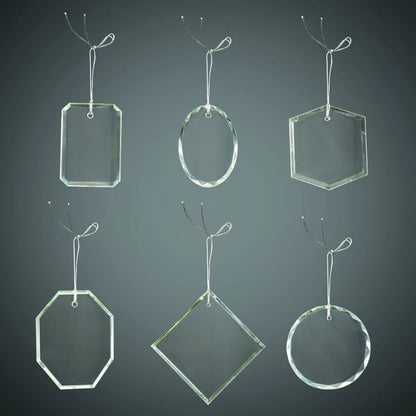 Optical Crystal Holiday Ornaments