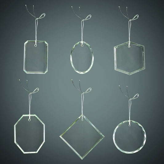 Optical Crystal Holiday Ornaments