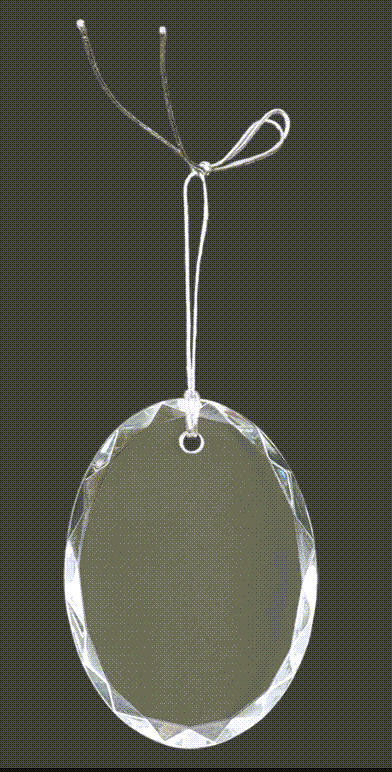 Optical Crystal Holiday Ornaments