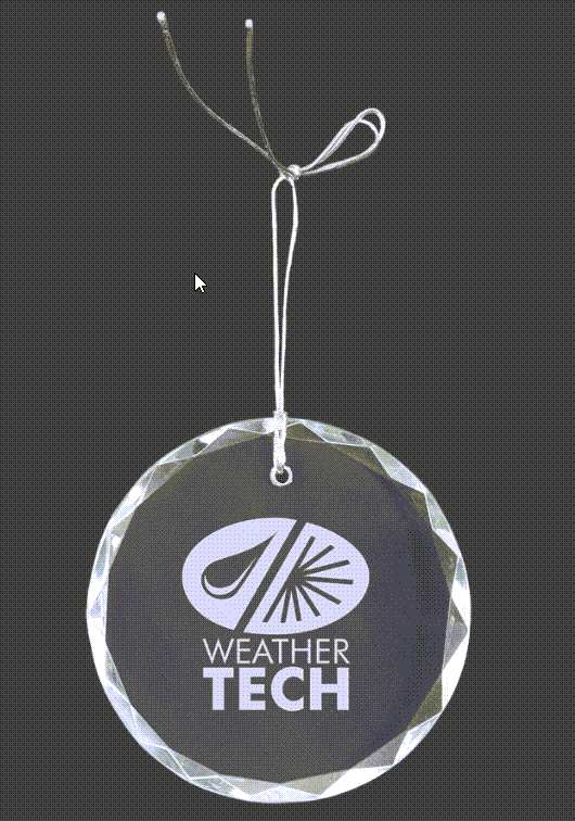 Optical Crystal Holiday Ornaments