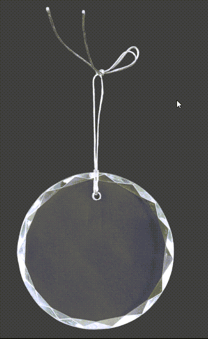 Optical Crystal Holiday Ornaments