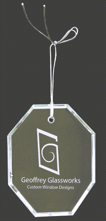 Optical Crystal Holiday Ornaments