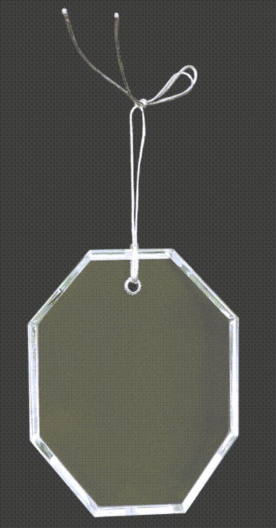 Optical Crystal Holiday Ornaments