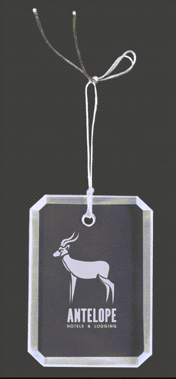 Optical Crystal Holiday Ornaments