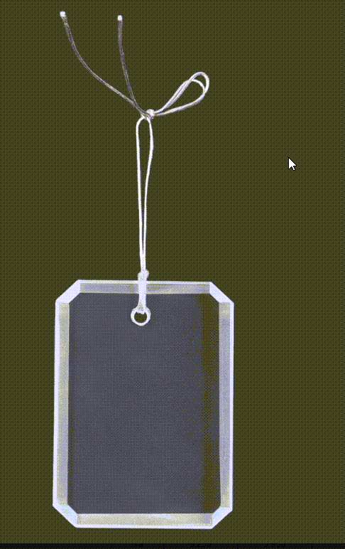 Optical Crystal Holiday Ornaments