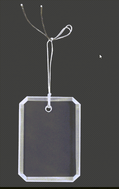 Optical Crystal Holiday Ornaments