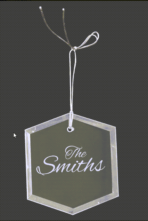 Optical Crystal Holiday Ornaments