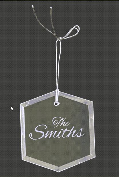 Optical Crystal Holiday Ornaments