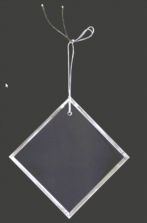 Optical Crystal Holiday Ornaments