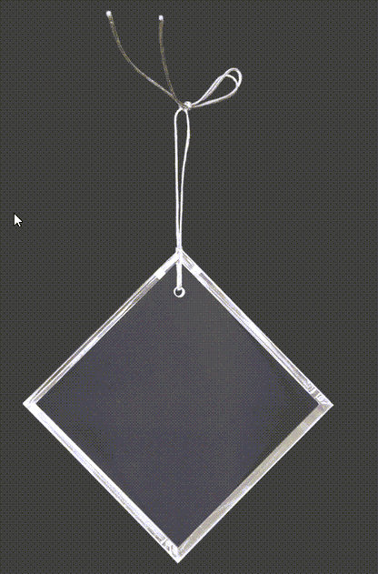 Optical Crystal Holiday Ornaments