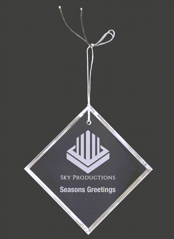 Optical Crystal Holiday Ornaments