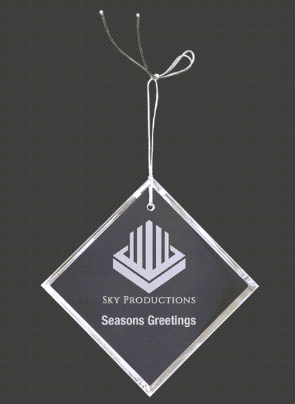 Optical Crystal Holiday Ornaments